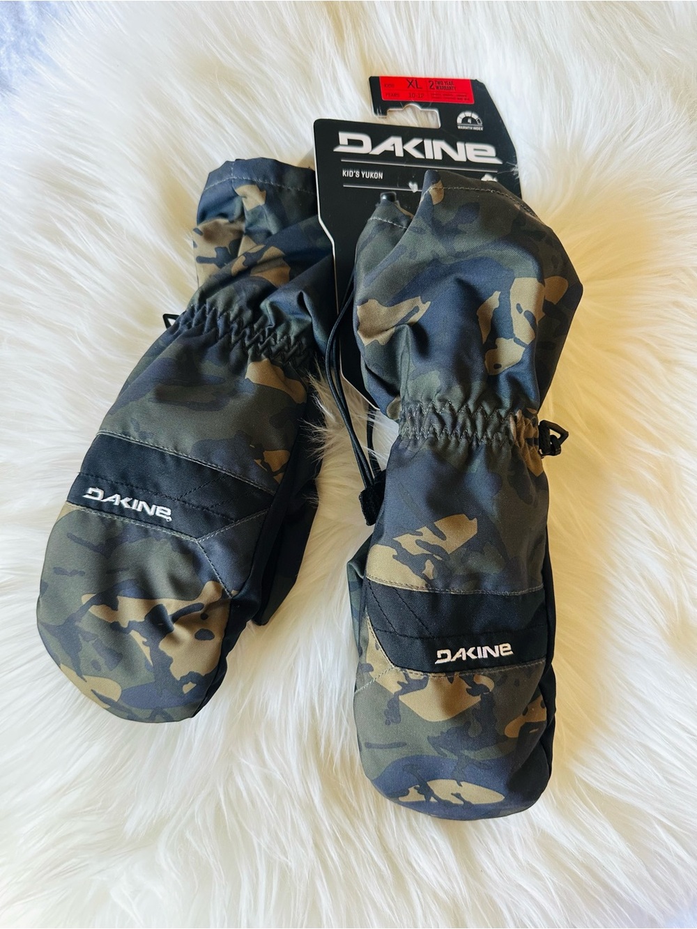 Dakine Kids Yukon Gloves XL in Camo